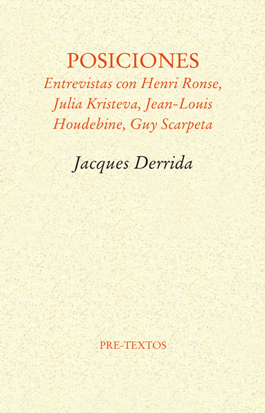 Posiciones de Jaques Derrida